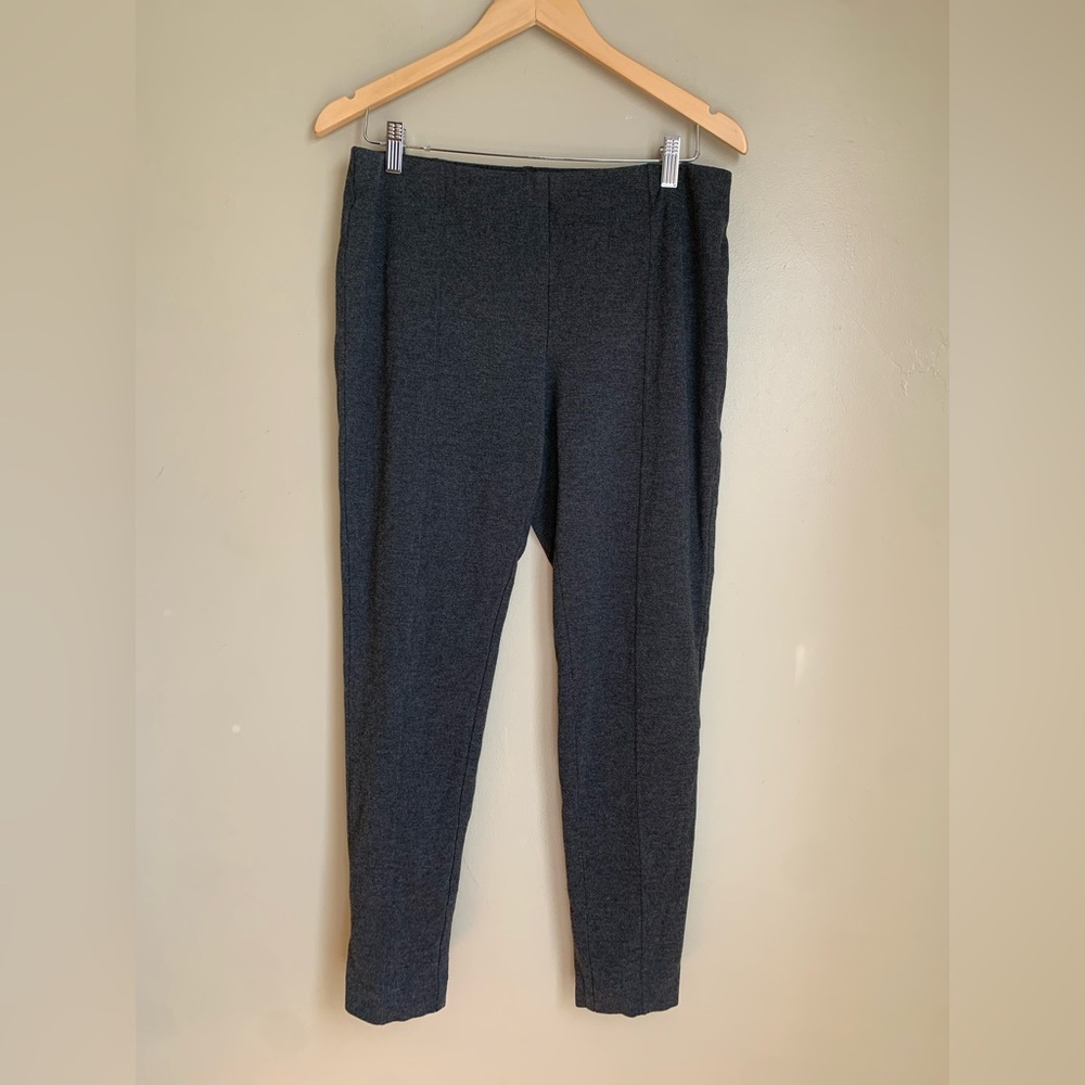 J jill ponte leggings, knit pants, gray mature minimalist classic